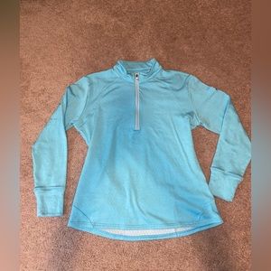 LIGHT BLUE FOOTJOY HALF ZIP